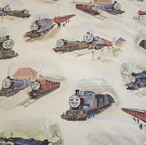 Pottery Barn Thomas The Train Duvet Cover.  Full/Queen - Picture 2 of 9